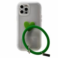 Nettech Apple iPhone 12 Pro Max Uyumlu Halka Bilekli Şeffaf Seri Arka Koruma Kılıf (Şeffaf) NT97218