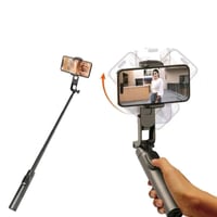 Nettech A8 180 Derece Telefon Gimbal Telefon Sabitleyici (Siyah) NT106765