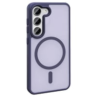 Galaxy S23 FE Kılıf Magsafe Şarj Özellikli Mat Arka Yüzey Zore Sio Kapak  Derin Mor