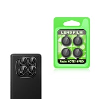 Xiaomi Redmi Note 14 Pro 5G Zore CL07 Kamera Lens Koruyucu  Siyah