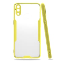 Nettech Samsung Galaxy A10S Uyumlu Platin Seri Arka Koruma Kılıf (Sarı) NT86313