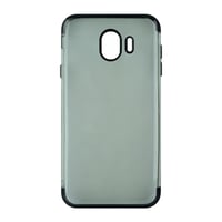 Nettech Samsung Galaxy J400 J4 Uyumlu Çerçeve Görünümlü Arka Koruma Kılıf (Siyah) VR10023