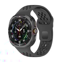 Galaxy Watch Ultra 47mm Zore KRD119 Delikli Tasarım Silikon Kordon  Siyah
