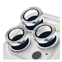 Nettech Apple iPhone 13 Pro Uyumlu Alüminyum Seri Kamera Cam Koruyucu (Gri) NT103539