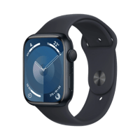 Apple Watch Series 9  Alüminyum  45mm  GPS  Gece yarısı