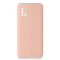 Nettech Samsung Galaxy M31S Uyumlu Nano Arka Koruma Kılıf (Pembe) NT87348