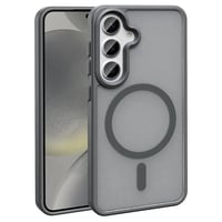 Galaxy S23 FE Kılıf Magsafe Şarj Özellikli Mat Arka Yüzey Zore Sio Kapak  Gri