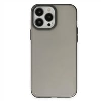 Nettech Apple iPhone 14 Pro Uyumlu Metal Kamera Çerçeveli Arka Koruma Kılıf (Siyah) NT96935