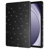 Galaxy Tab A9 Plus Simli Parlak Görünümlü Zore Tablet Koton Kılıf  Siyah