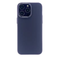 Nettech Apple iPhone 14 Pro Uyumlu Metal Çerçeveli Stil Seri Arka Koruma Kılıf (Mor) NT101657