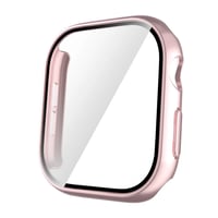 Apple Watch 10 46mm Sert PC Kasa ve Ekran Koruyucu Zore Watch Gard 35  Rose Gold