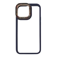 Nettech Apple iPhone 15 Pro Max Uyumlu NTN027 Diamond Arka Koruma Kılıf (Lacivert) NT106948