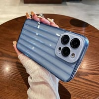 Pat Şeffaf Yumuşak Silikon Kılıf (Mavi)