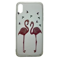 Nettech Apple iPhone XS Max Uyumlu Desen Tasarım Seri Arka Koruma Kılıf (Şeffaf) NT92023