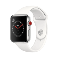 Apple Watch Series 3  Paslanmaz Çelik  42mm  Cellular  Gümüş