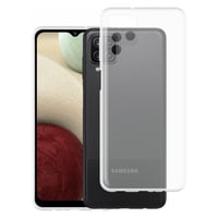 Nettech Samsung Galaxy A12 Uyumlu Lüx Seri Arka Koruma Kılıf (Şeffaf) NT84677