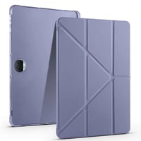 Honor Pad 9 Kılıf Zore Tri Folding Kalem Bölmeli Standlı Kılıf  Mor