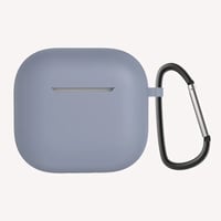 Apple Airpods 4 Zore Standart Silikon Kılıf  Lavendery Gray
