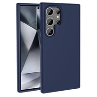 Galaxy S23 Ultra Kılıf Magsafe Şarj Özellikli Sıvı Teknolojili Silinebilir Sert Zore Kivi Kapak  Lacivert