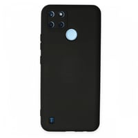 Nettech Realme C21Y Uyumlu Lansman Seri Arka Koruma Kılıf (Siyah) NT100162
