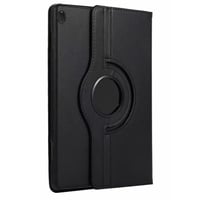 Nettech Huawei Pad X8 10.1 Uyumlu 3 Kameralı Döner Standlı Kapaklı Kılıf (Siyah) NT103372