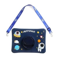 Nettech Samsung Galaxy Tab S9 Uyumlu Astronaut Seri Arka Koruma (Mavi) NT109492