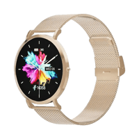 Fro LW43V  Paslanmaz Çelik  43mm  Bluetooth  Altın