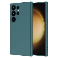 Galaxy S25 Ultra Kılıf Zore Mara Lansman Kapak  Koyu Yeşil