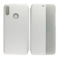 Nettech Huawei Y7 Prime 2019 Uyumlu Smart View Kapaklı Kılıf (Gri) VR17842