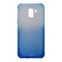 Nettech Samsung Galaxy J600 J6 Uyumlu Transparan Arka Koruma Kılıf (Mavi) VR11956