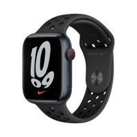 Apple Watch Series 7 Nike  Alüminyum  45mm  Cellular  Gece Yarısı