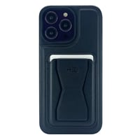 Nettech Apple iPhone 13 Pro Max Uyumlu Deri Purse Seri Arka Koruma Kılıf (Siyah) NT101335