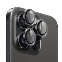 Nettech Apple iPhone 16 Pro Max Uyumlu Safir Lens Kamera Cam Koruyucu (Siyah) NT110820