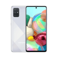 Samsung Galaxy A71  128 GB  ESim  Prism Crush Silver