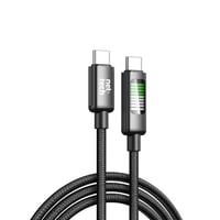 Nettech NTDC42 60W Plastik 100 Cm TypeC To TypeC Şarj ve Data Kablosu (Siyah) NT108312
