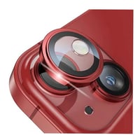 Nettech Apple iPhone 14 Uyumlu Safir Lens Kamera Cam Koruyucu (Kırmızı) NT103552