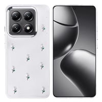 Xiaomi 14T Pro Kılıf Airbag Tasarımlı Simli Şeffaf Zore Kutup Kapak Lale