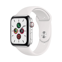 Apple Watch Series 5  Paslanmaz Çelik  44mm  Cellular  Gümüş