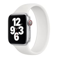Nettech Apple Watch Seri 40/38 mm Uyumlu Silikon Kordon (Beyaz) NT85355