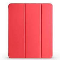 Apple iPad Pro 12.9 2020 (4.Nesil) Zore Smart Cover Kalem Bölmeli Standlı 11 Kılıf  Kırmızı