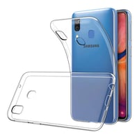 Nettech Samsung Galaxy A20S Uyumlu Lüx Seri Arka Koruma Kılıf (Şeffaf) VR19773