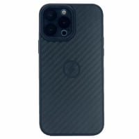 Nettech Apple iPhone 13 Pro Uyumlu Grand Karbon Seri Arka Koruma Kılıf (Siyah) NT100488