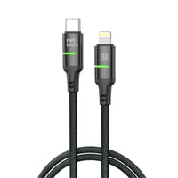 Nettech NTDC39 30W Plastik 100 Cm TypeC To Lightning Şarj ve Data Kablosu (Siyah) NT108308