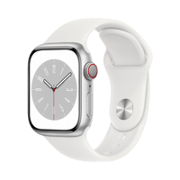 Apple Watch Series 8  Alüminyum  41mm  Cellular  Gümüş