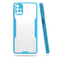 Nettech Samsung Galaxy M51 Uyumlu Platin Seri Arka Koruma Kılıf (Mavi) NT84387