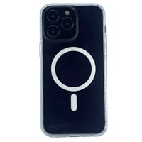 Nettech Apple iPhone 14 Pro Max Uyumlu Locik Magsafe Arka Koruma Kılıf (Beyaz) NT103140