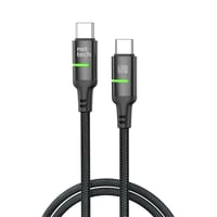 Nettech NTDC40 60W Plastik 100 Cm TypeC To TypeC Şarj ve Data Kablosu (Siyah) NT108309