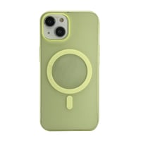 Nettech Apple iPhone 15 Plus Uyumlu NTN010 Slim Magsafe Arka Koruma Kılıf (Sarı) NT104495