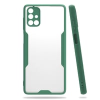 Nettech Samsung Galaxy M51 Uyumlu Platin Seri Arka Koruma Kılıf (Yeşil) NT86382