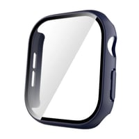 Apple Watch 10 42mm Sert PC Kasa ve Ekran Koruyucu Zore Watch Gard 35  Midnight Blue